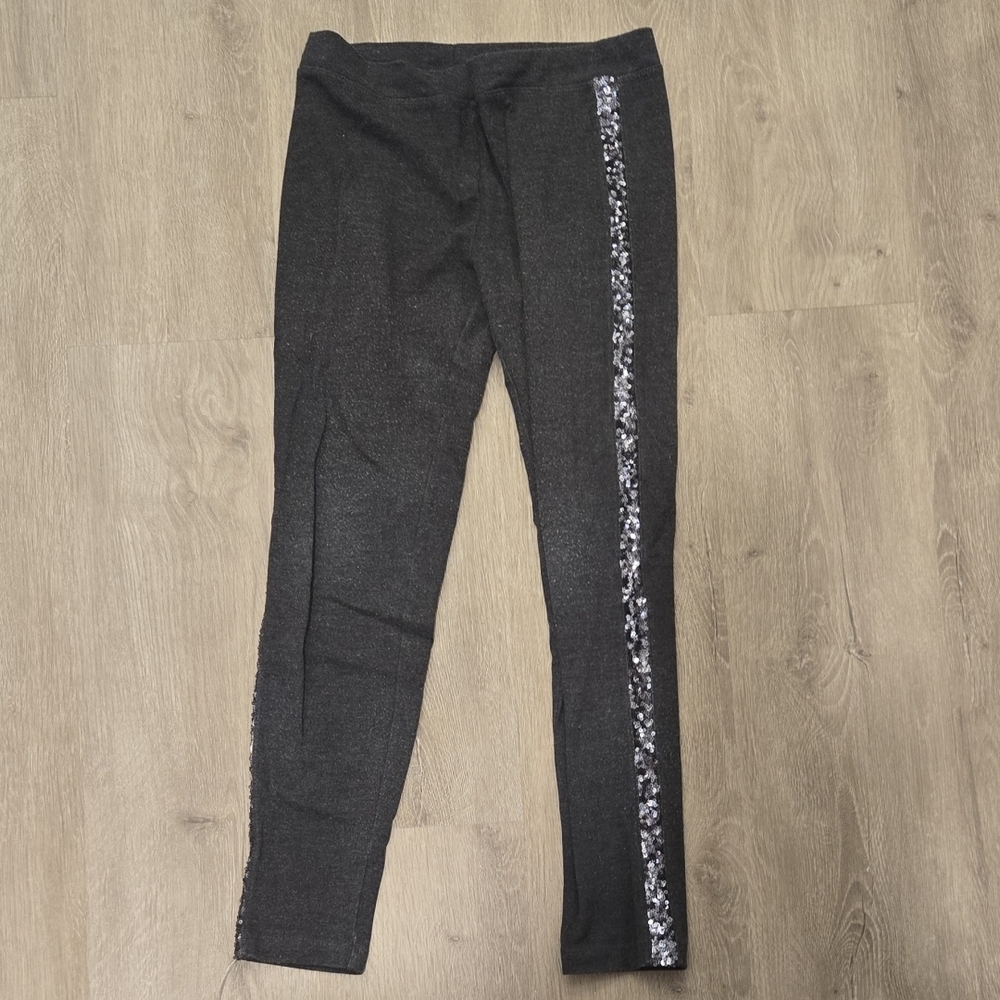 Joe Fresh Gray Leggings with Sequin Trim